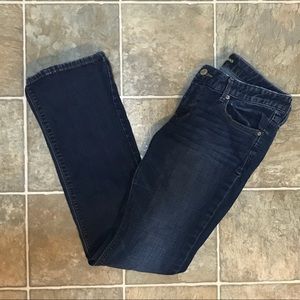 EXPRESS Barely Boot Low Rise jeans
